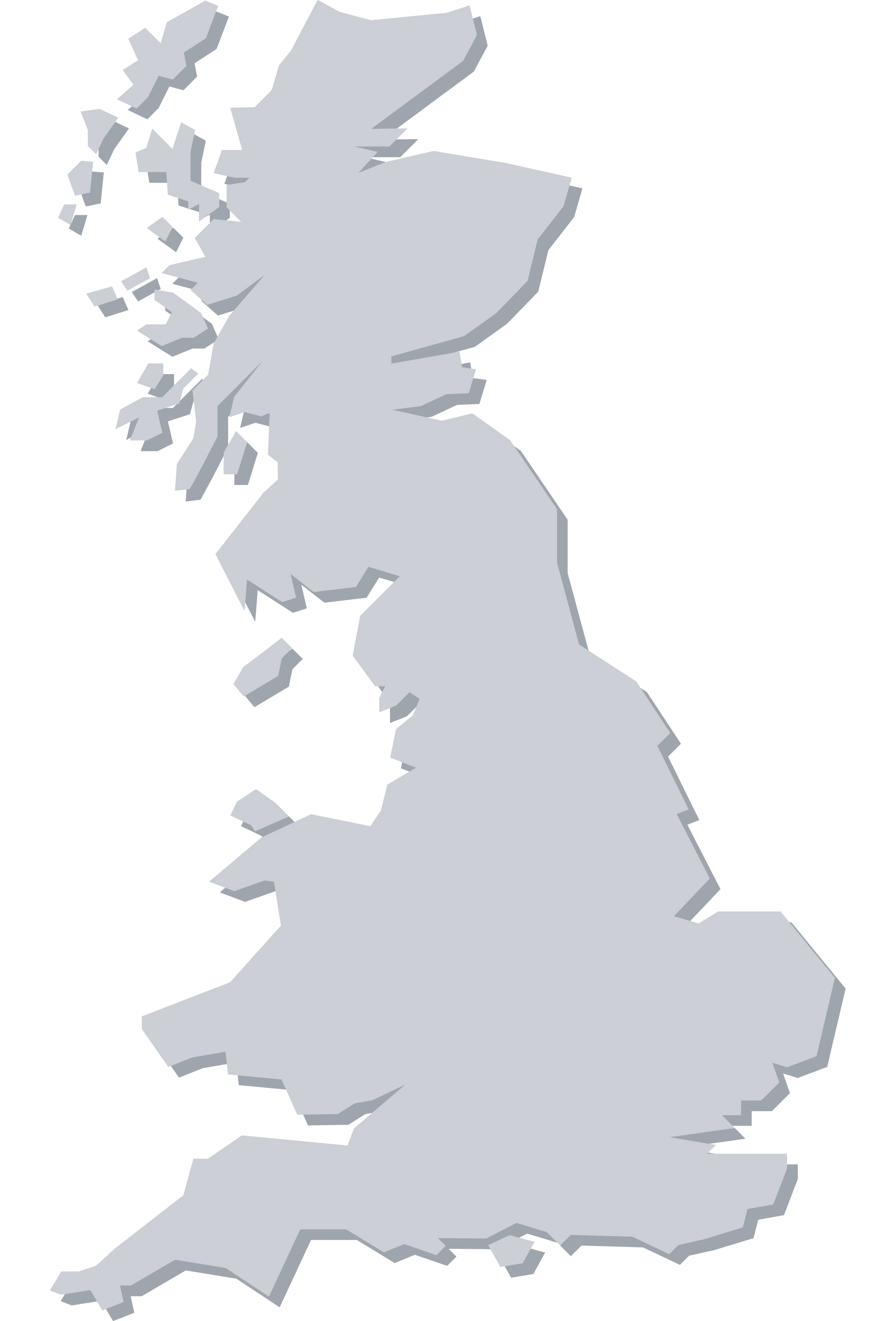 Map of Britain.